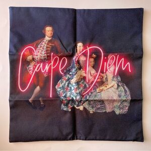 Carpe Diem Accent Pillow - cover Multicolor